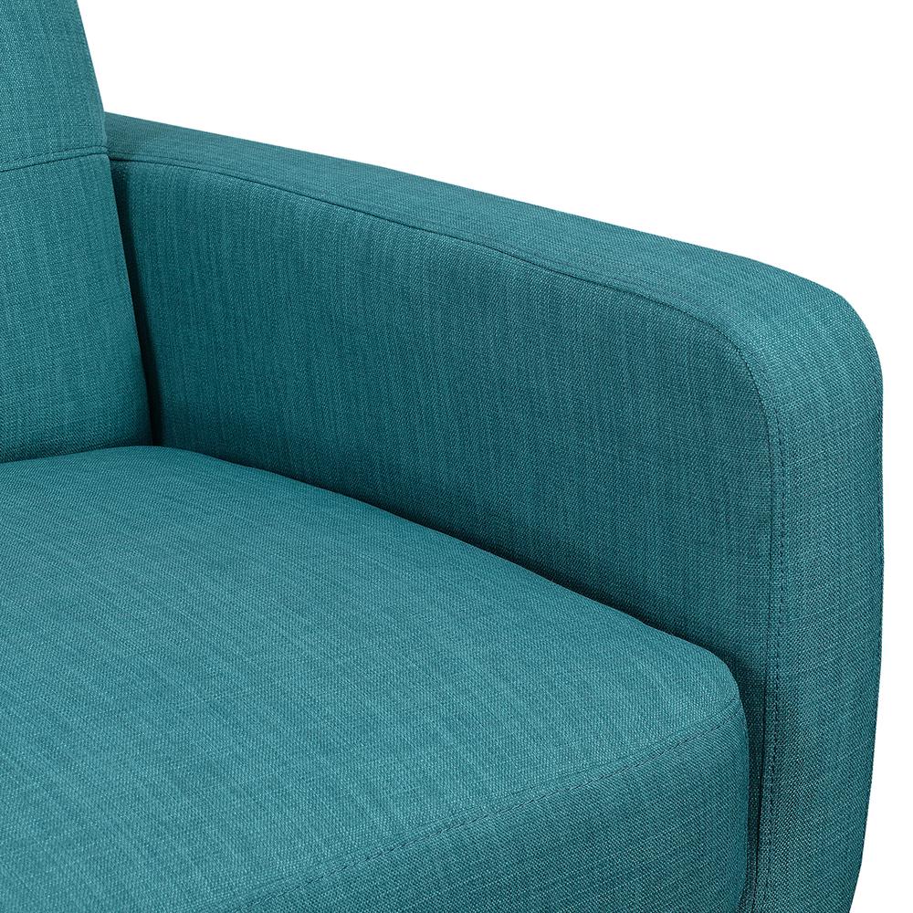 Hailey Loveseat in Teal. Picture 7