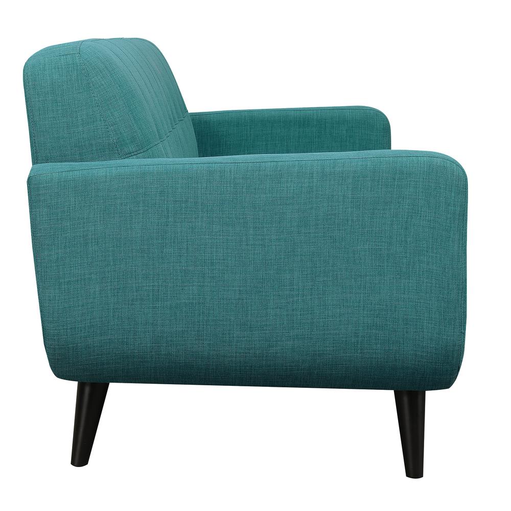 Hailey Sofa & Chair Set in Teal. Picture 12