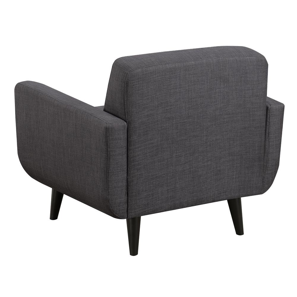 Hailey 3PC Sofa Set in Charcoal. Picture 2