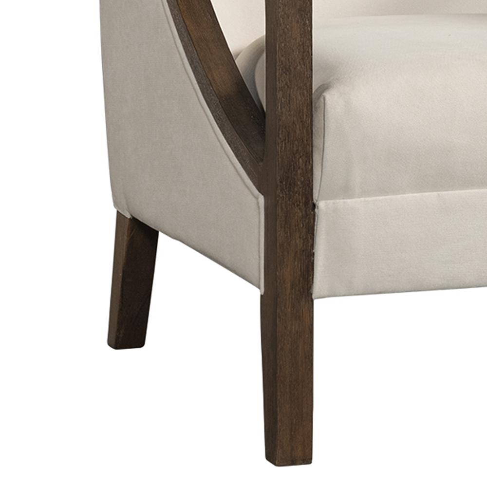 Dayna Accent Chair with Brown Frame. Picture 11