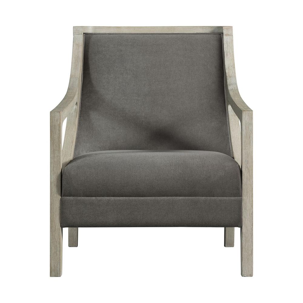 Dayna Accent Chair with White Wash Frame. Picture 4