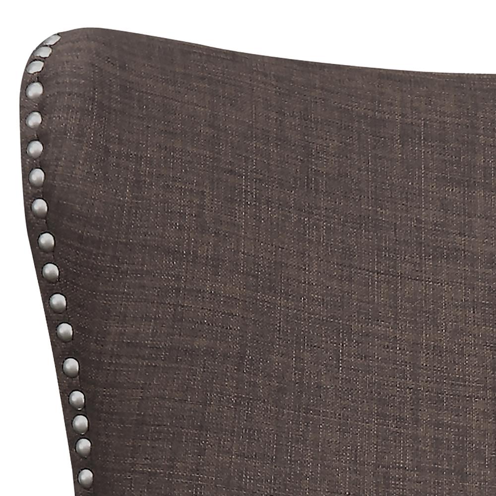 Kegan Accent Chair in Chocolate. Picture 4