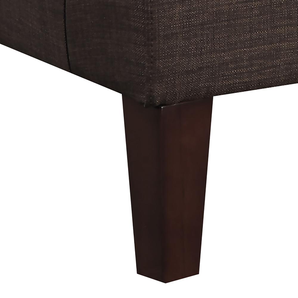 Kegan Accent Chair in Chocolate. Picture 7
