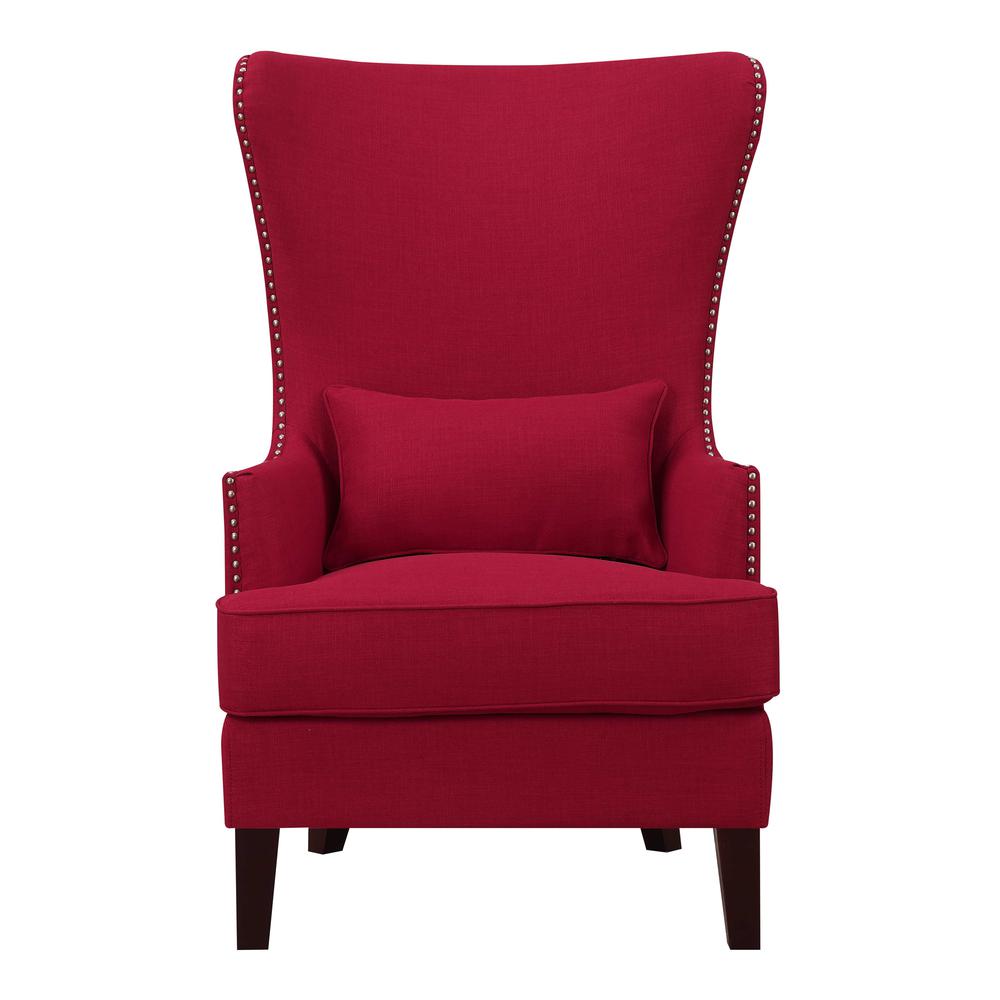 Kegan Accent Chair in Berry. Picture 10
