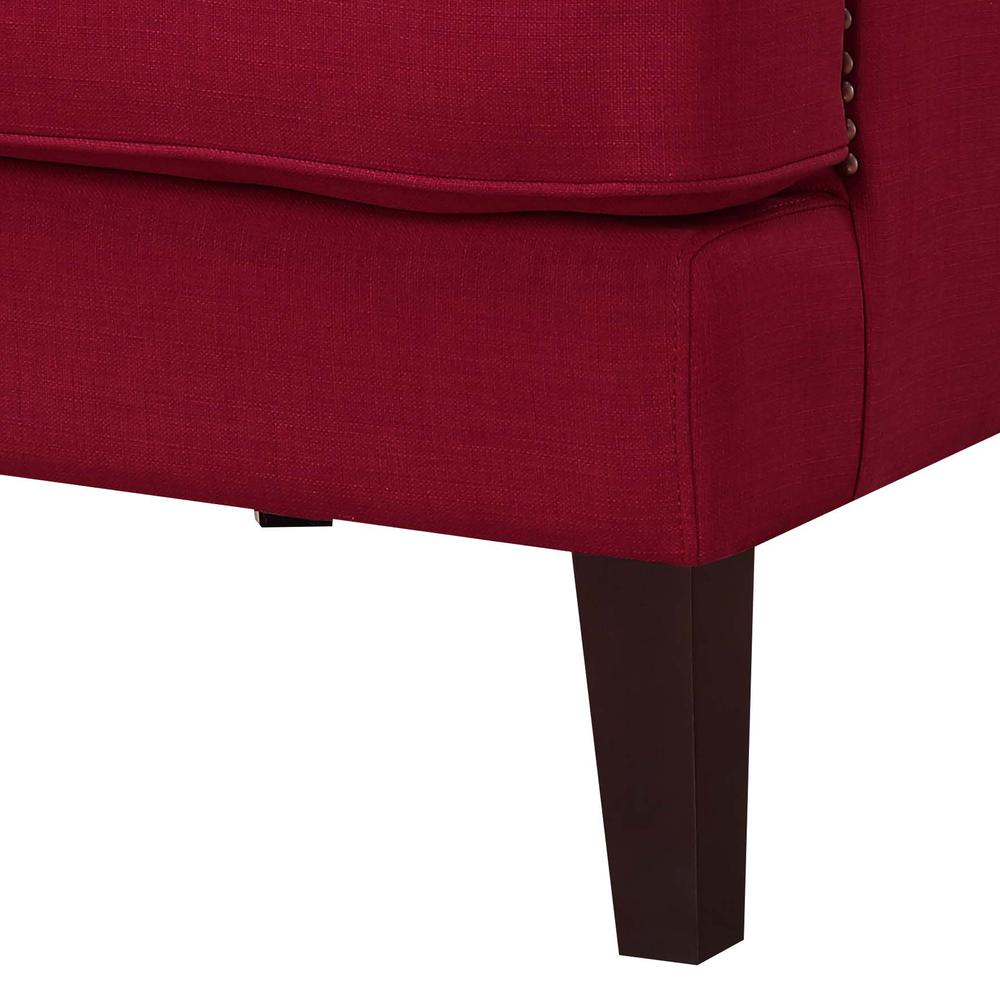 Kegan Accent Chair in Berry. Picture 7
