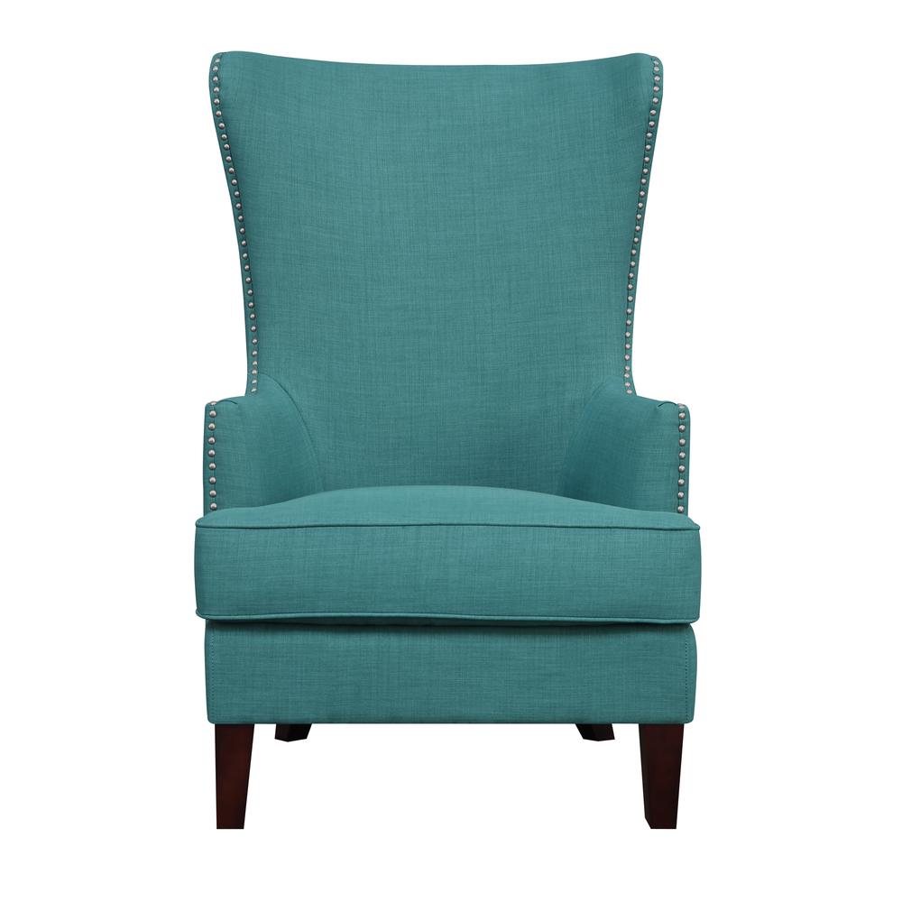 Kegan Accent Chair in Heirloom Teal. Picture 1