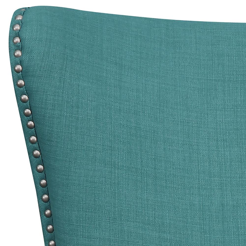 Kegan Accent Chair in Heirloom Teal. Picture 6