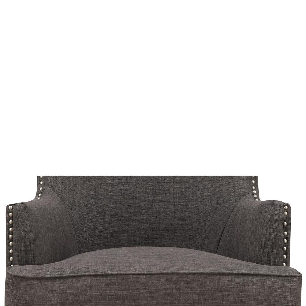 Kegan Accent Chair in Heirloom Charcoal. Picture 6