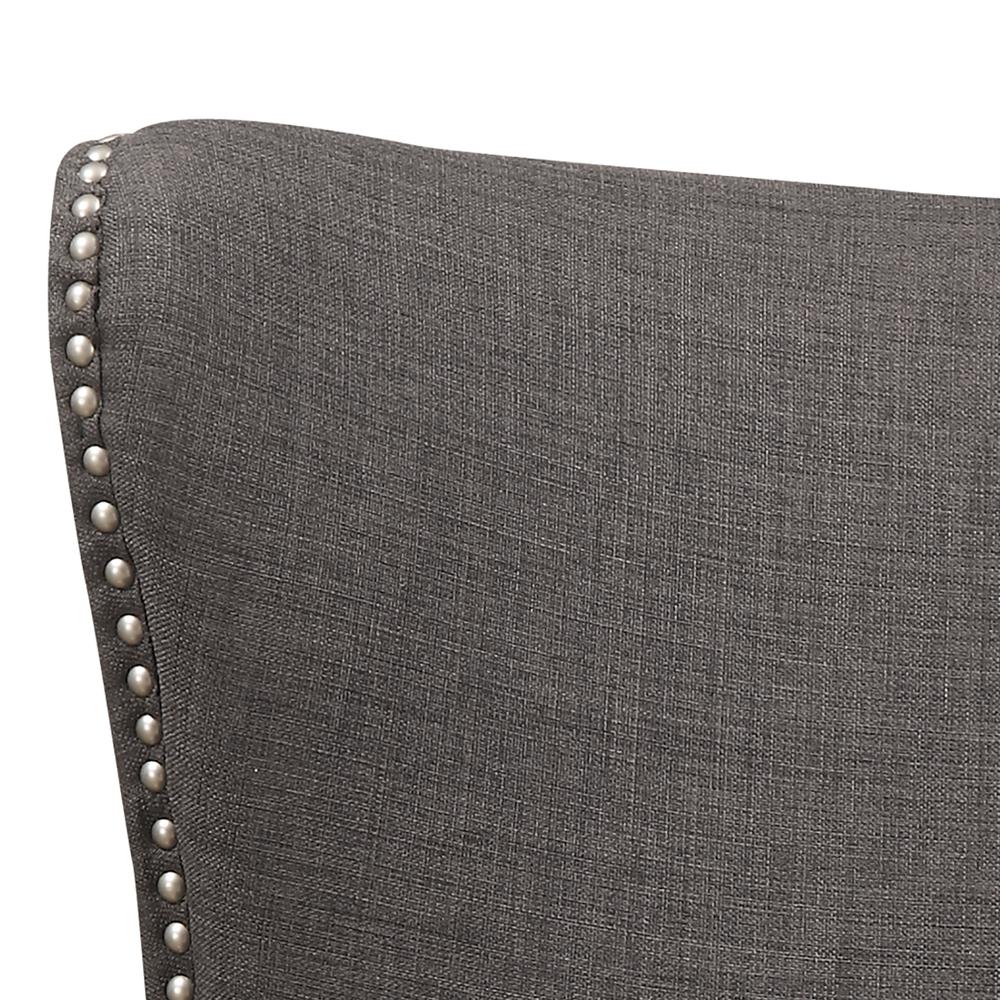 Kegan Accent Chair in Heirloom Charcoal. Picture 7