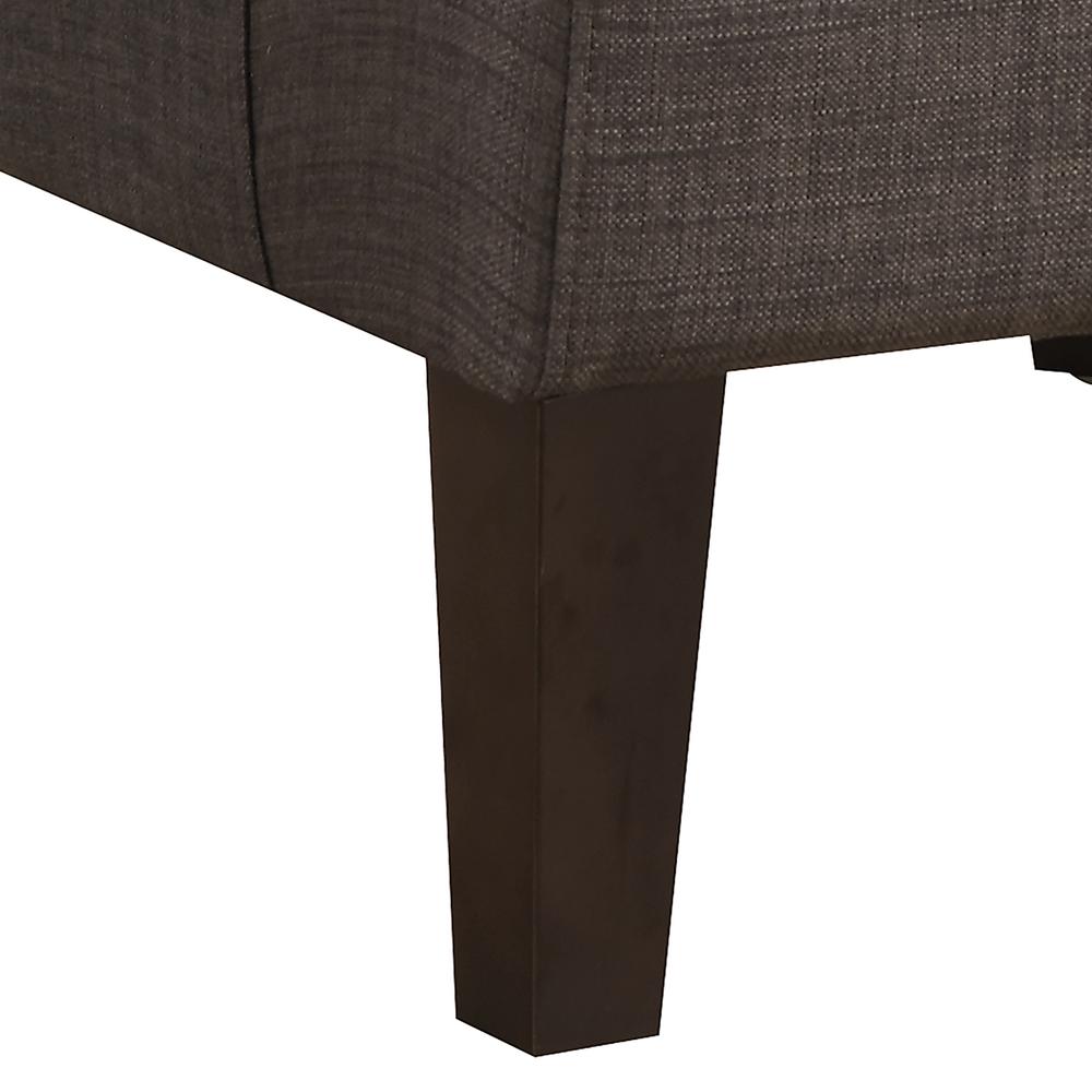 Kegan Accent Chair in Heirloom Charcoal. Picture 8