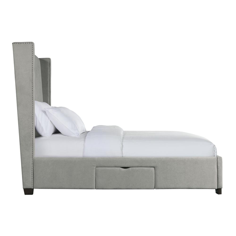 Picket House Furnishings Fiona Queen Upholstered Storage Bed. Picture 6