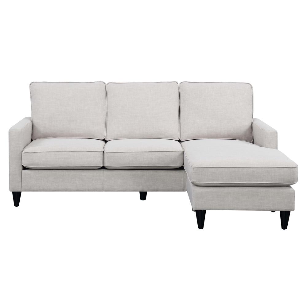 Nori Reversible Chaise Sectional in Taupe. Picture 10