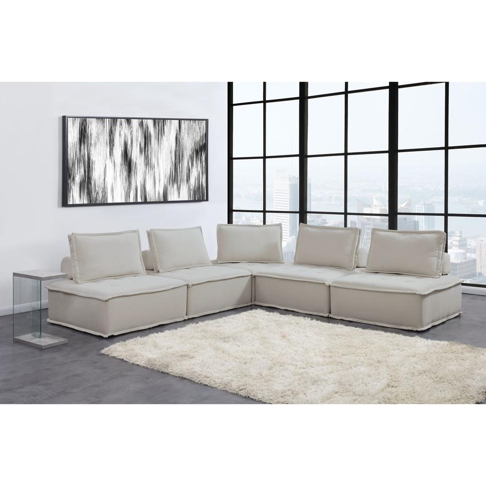 Picket House Furnishings Cube Modular Seating 5PC Sectional. The main picture.