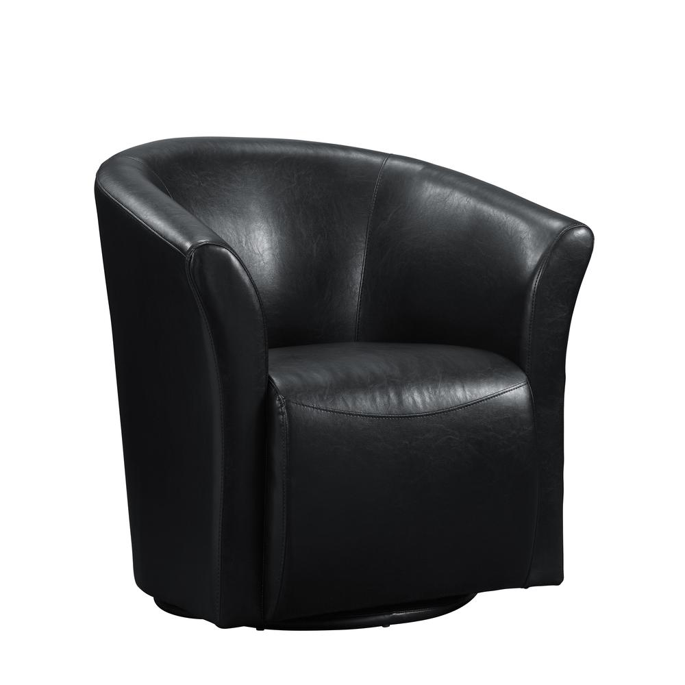 Radford Black Swivel Chair. Picture 1