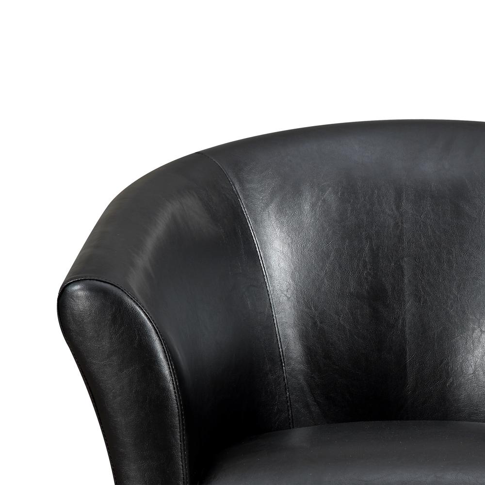 Radford Black Swivel Chair. Picture 2