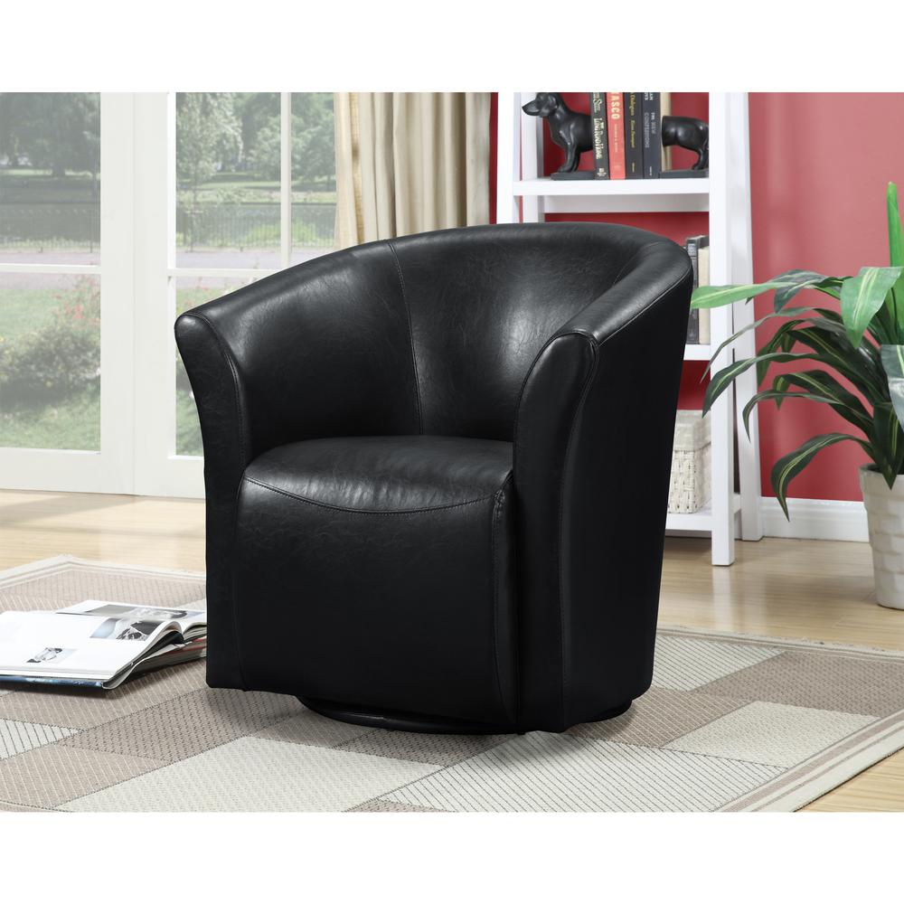 Radford Black Swivel Chair. Picture 4