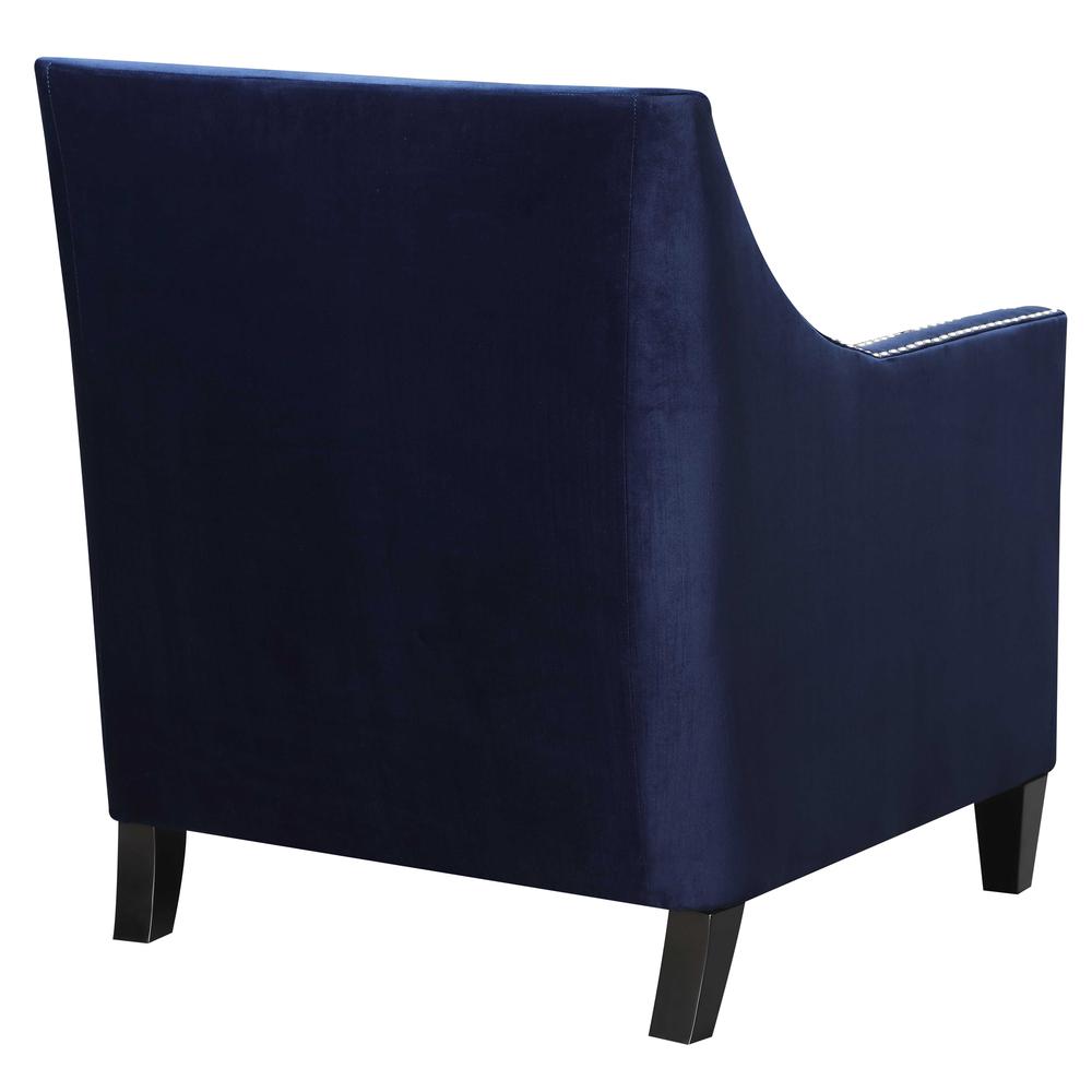 Teagan Accent Chair in Navy. Picture 5