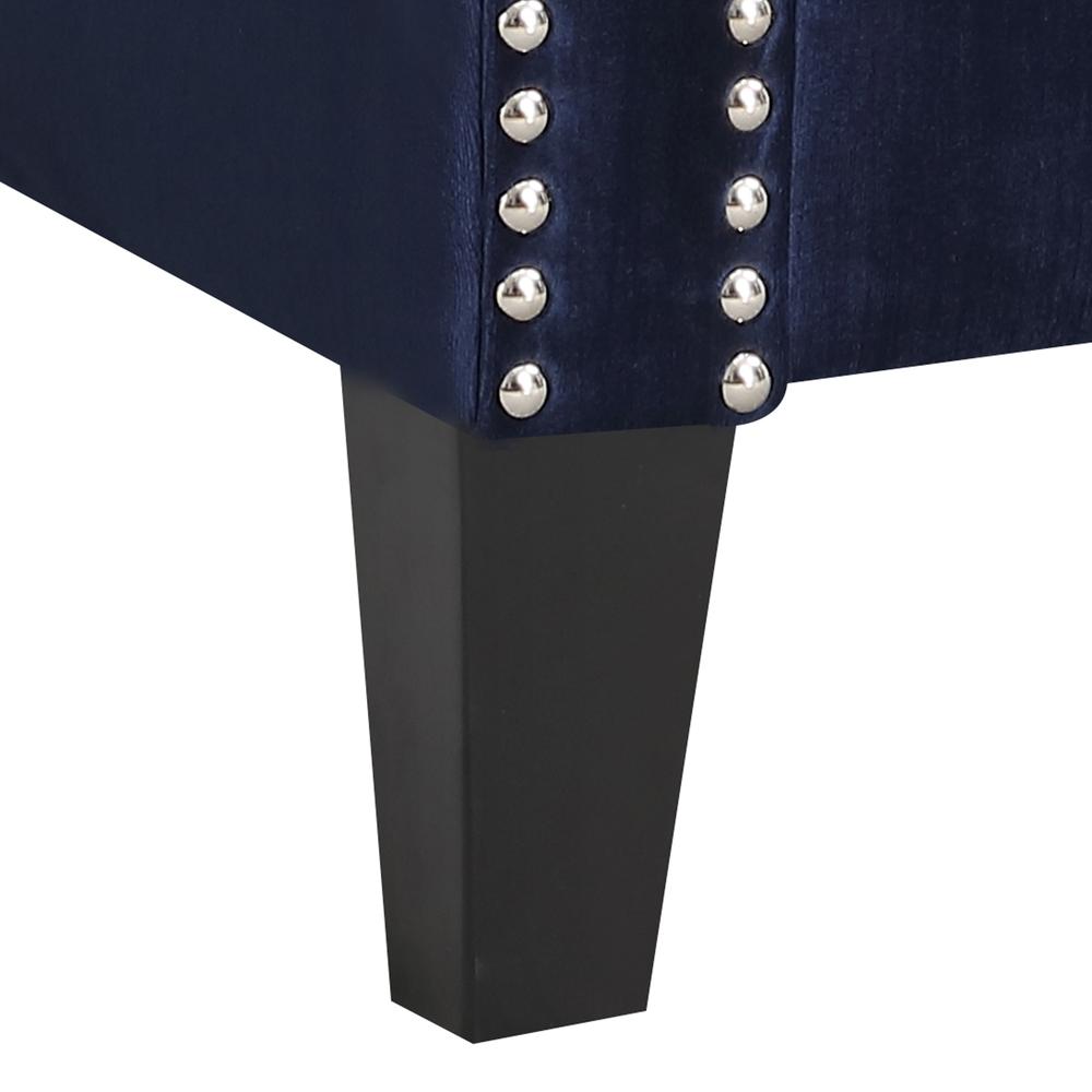 Teagan Accent Chair in Navy. Picture 9