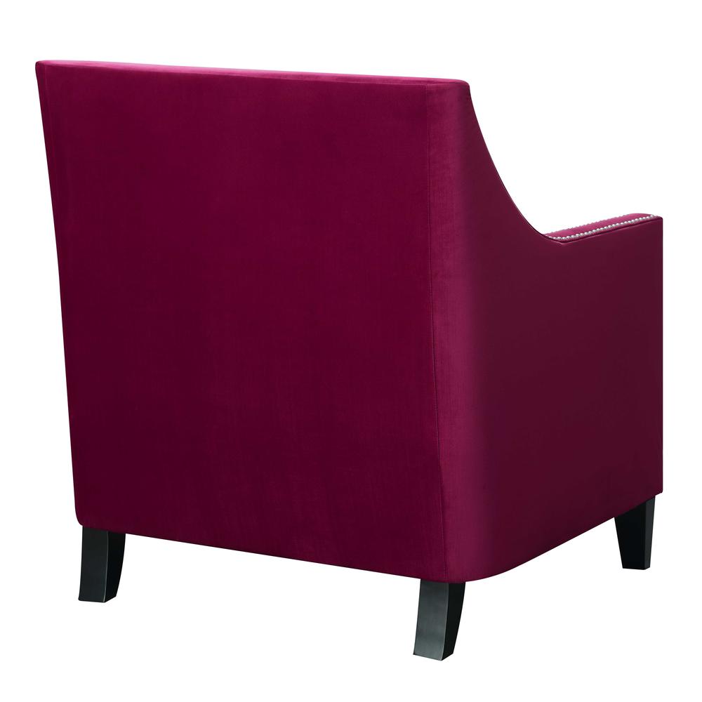 Teagan Accent Chair in Red. Picture 5