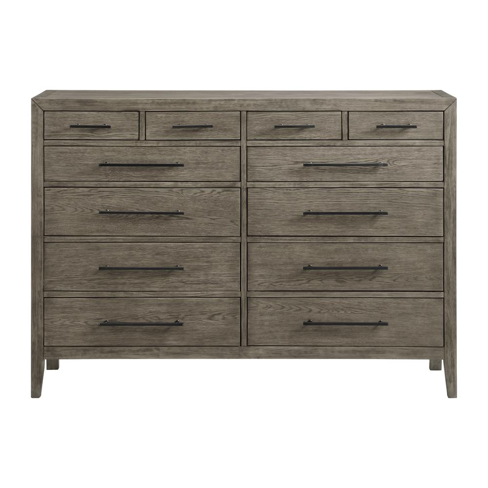 Armes 12-Drawer Dresser in Grey. Picture 2