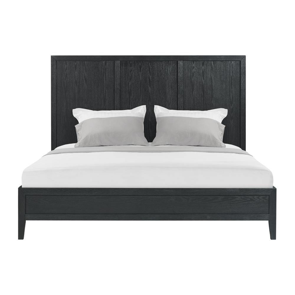 Armes King Bed with Low Footboard in Black. Picture 2