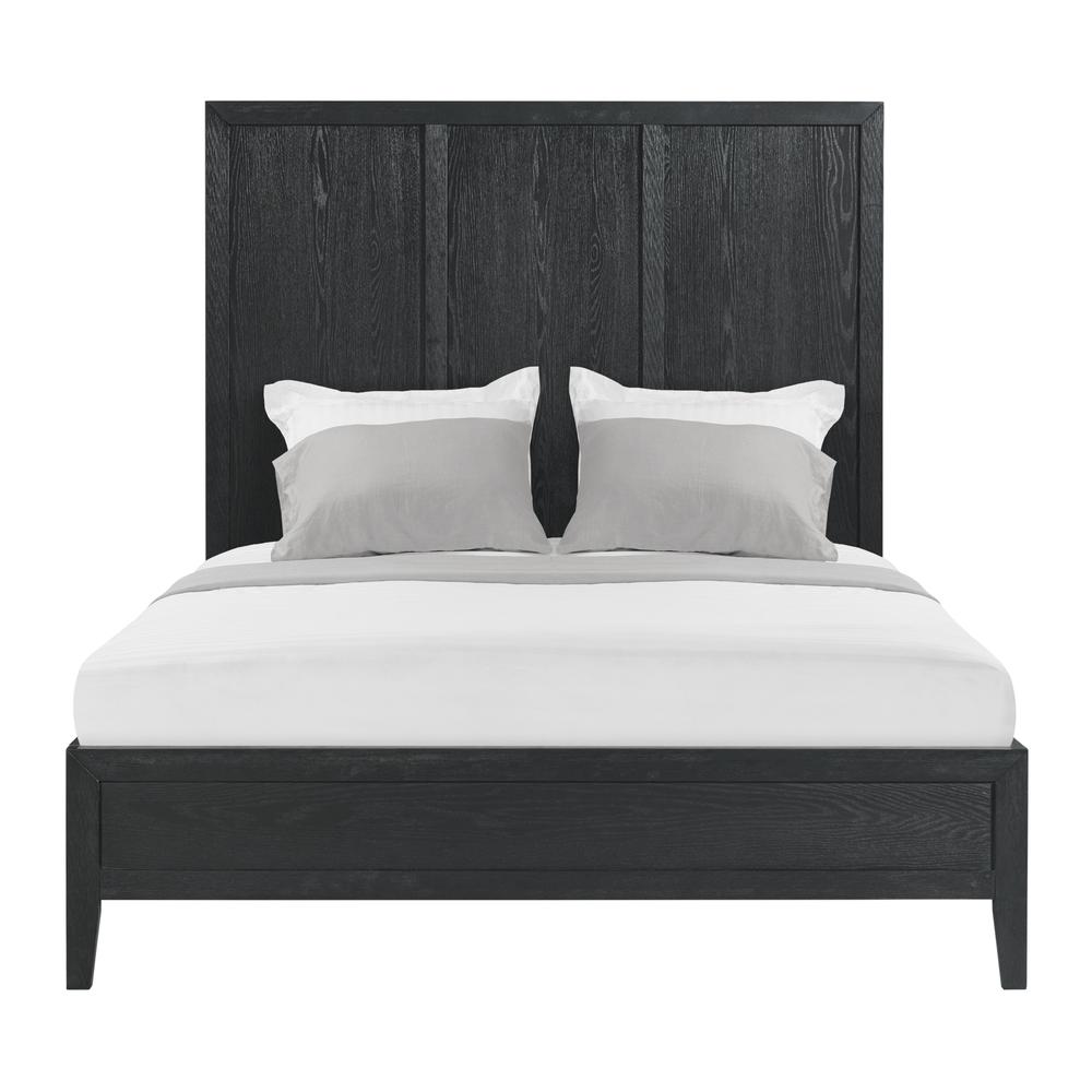 Armes Queen Bed with Low Footboard in Black. Picture 2