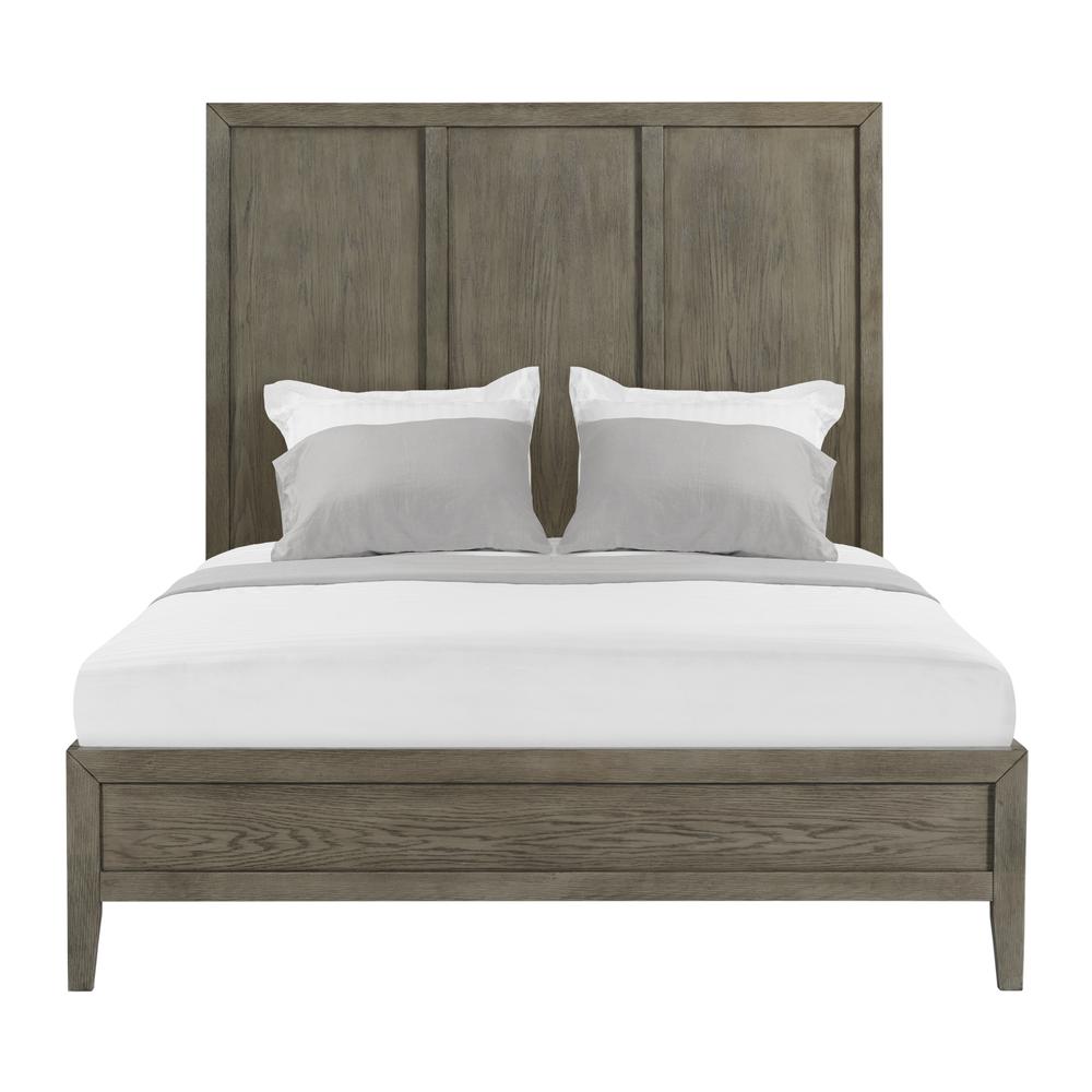 Armes Queen Bed with Low Footboard in Grey. Picture 2