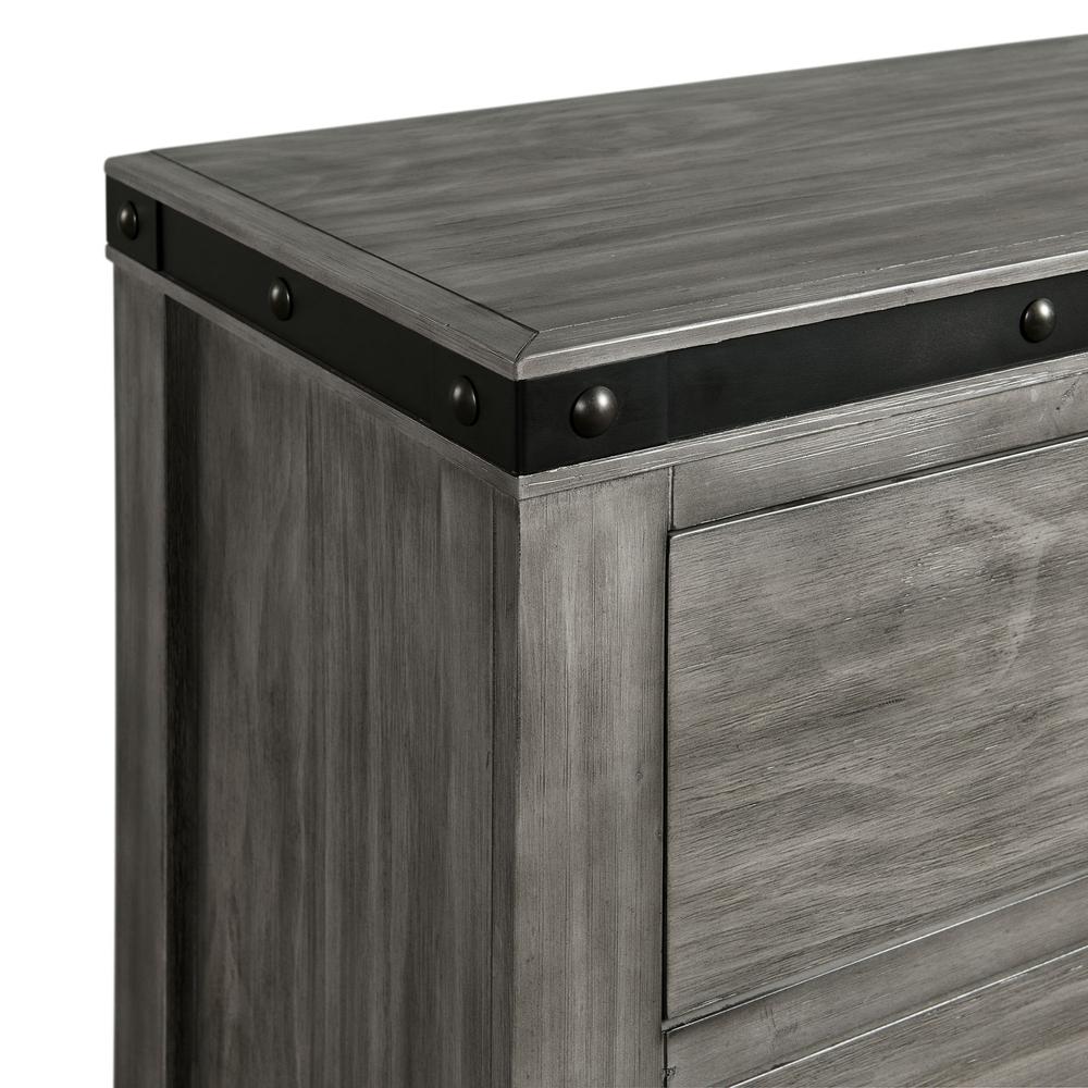 Picket House Furnishings Montauk 6-Drawer Youth Dresser in Gray. Picture 5