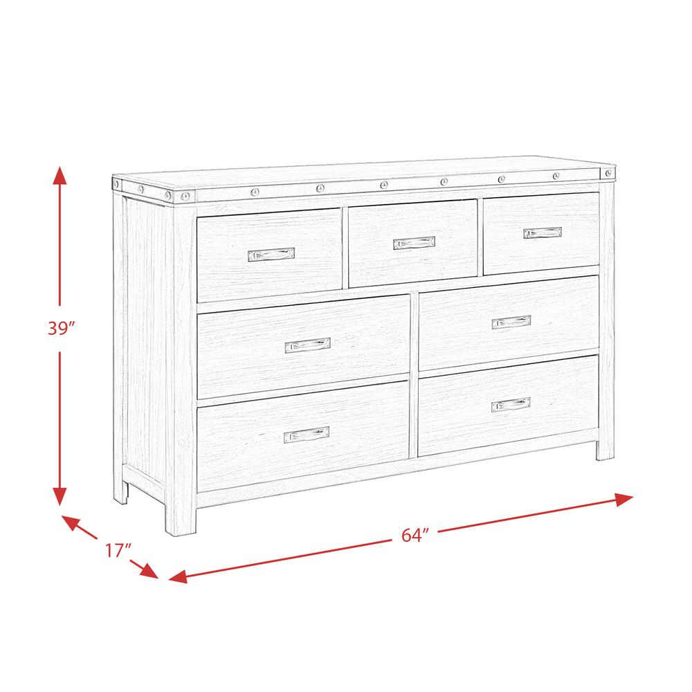 Montauk 7-Drawer Dresser. Picture 16