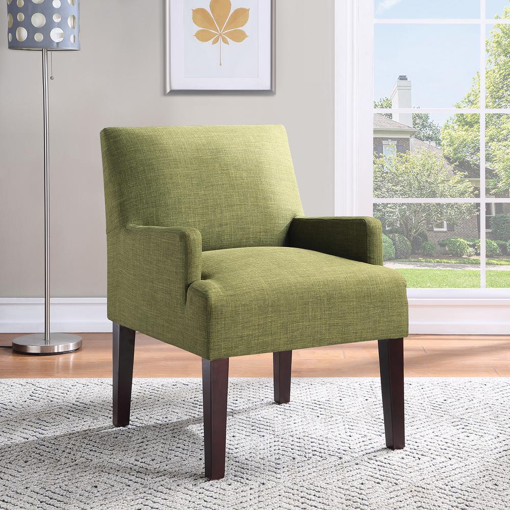 Main Street Guest Chair in Green Fabric, MST55-M17. Picture 2