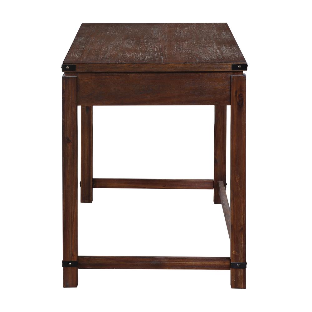 Baton Rouge Home Office Writing Desk in Brushed Walnut Finish, BTD2937-BR. Picture 4