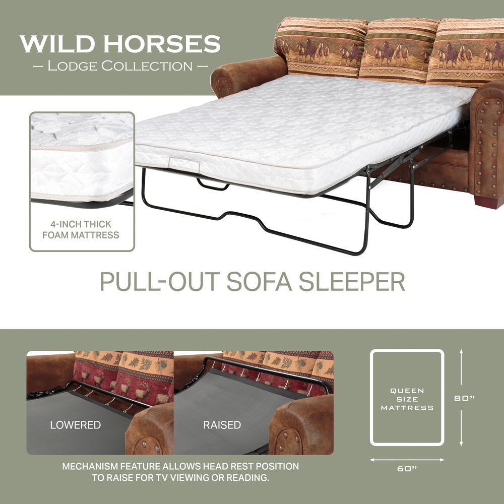 Wild Horses - Sleeper Sofa. Picture 3
