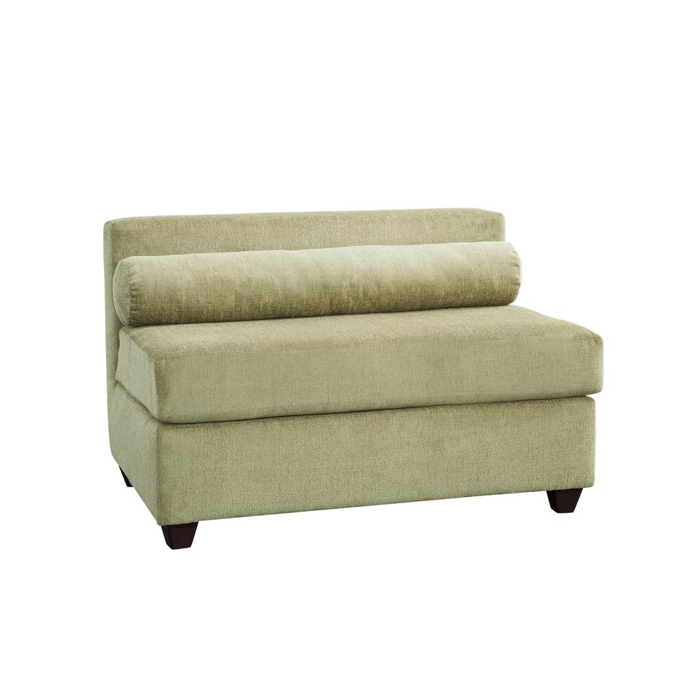 Urban Green Armless Loveseat. Picture 1
