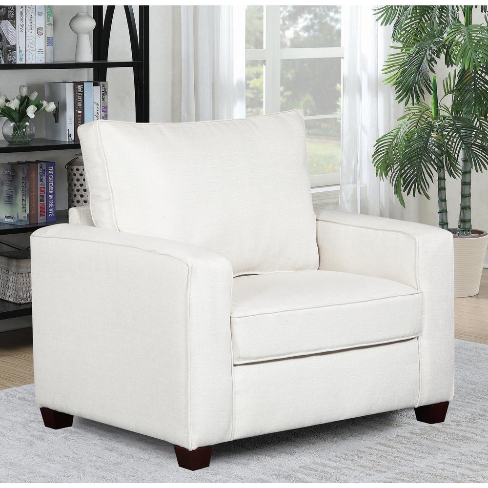 Living Room Relay Linen Upholstered Chair. Picture 9