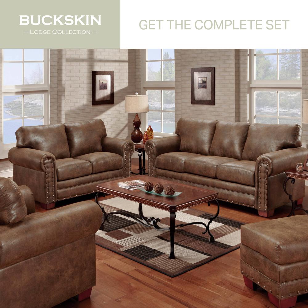 Buckskin Sleeper Sofa. Picture 5