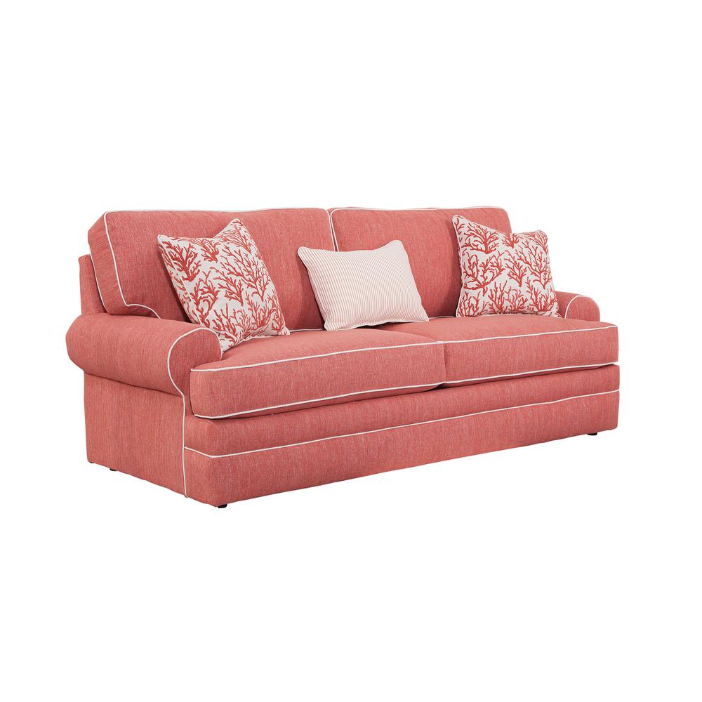 American Furniture Classics Coral Springs Model 8-040-S260C Sleeper Sofa with Three Matching Pillows. Picture 2