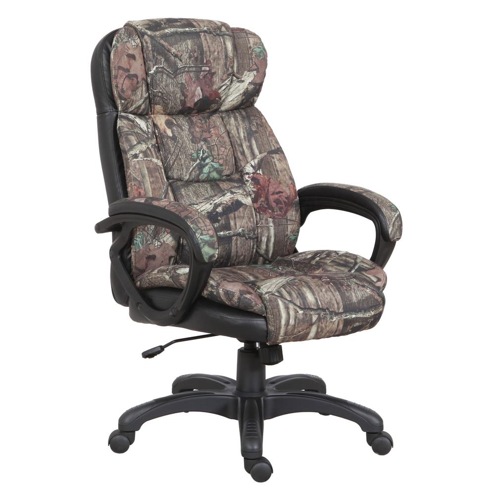 Mossy Oak Executive Chair 843-20-900 with Arms and Rocking and Height Adjustment. The main picture.