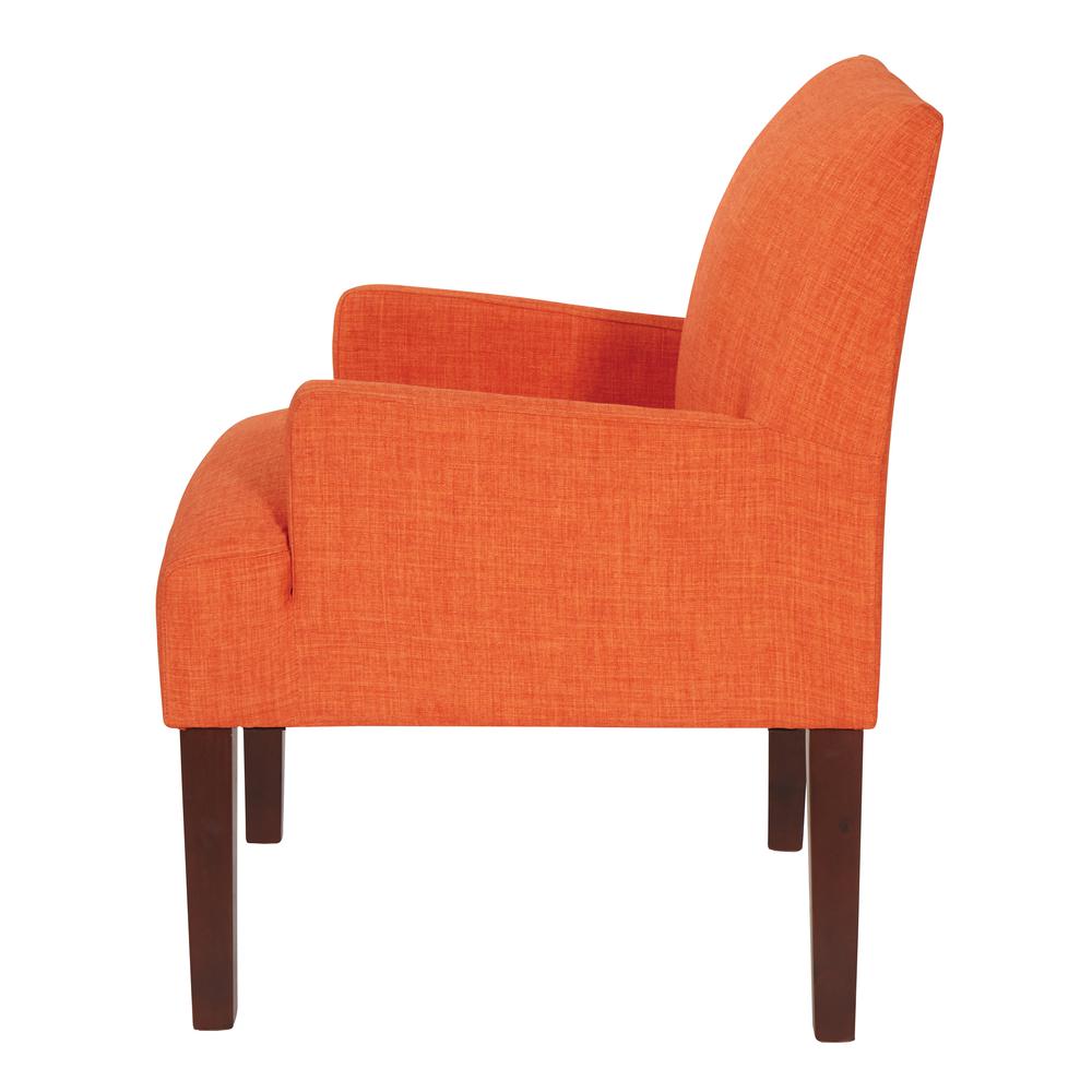 Main Street Guest Chair in Tangerine Fabric, MST55-M5. Picture 5