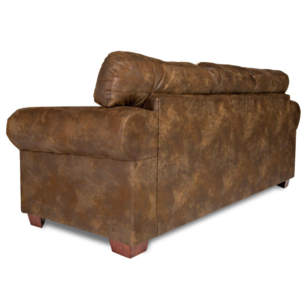 American Furniture Classics Model 8505-90 Deer Teal Lodge Tapestry Sofa Sleeper. Picture 10