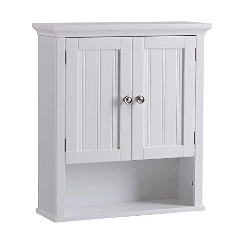Two Door Wall Cabinet with shelves. Picture 1