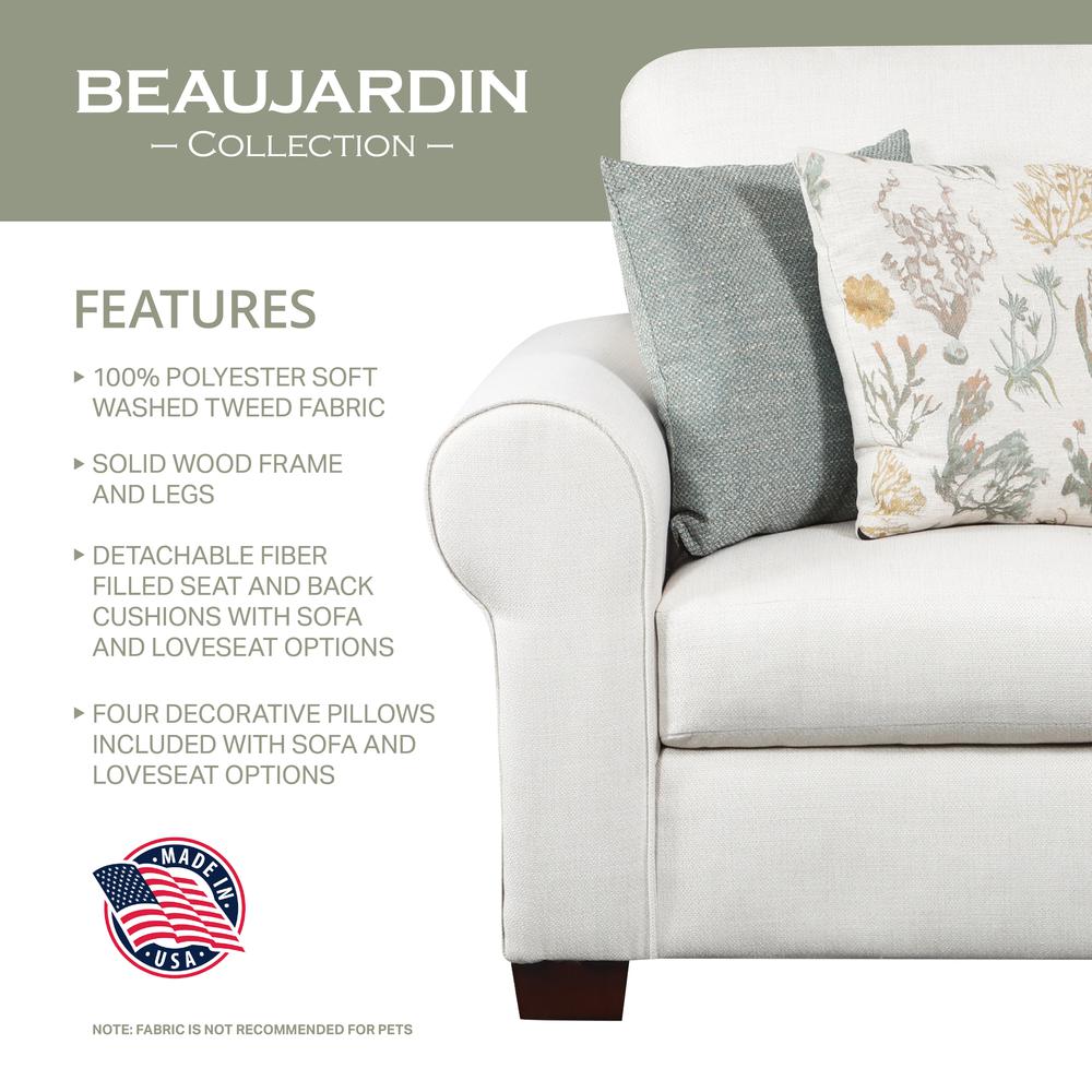 Living Room Beaujardin Upholstered Chair. Picture 4