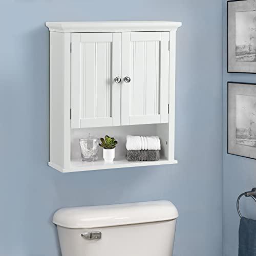 Two Door Wall Cabinet with shelves. Picture 8