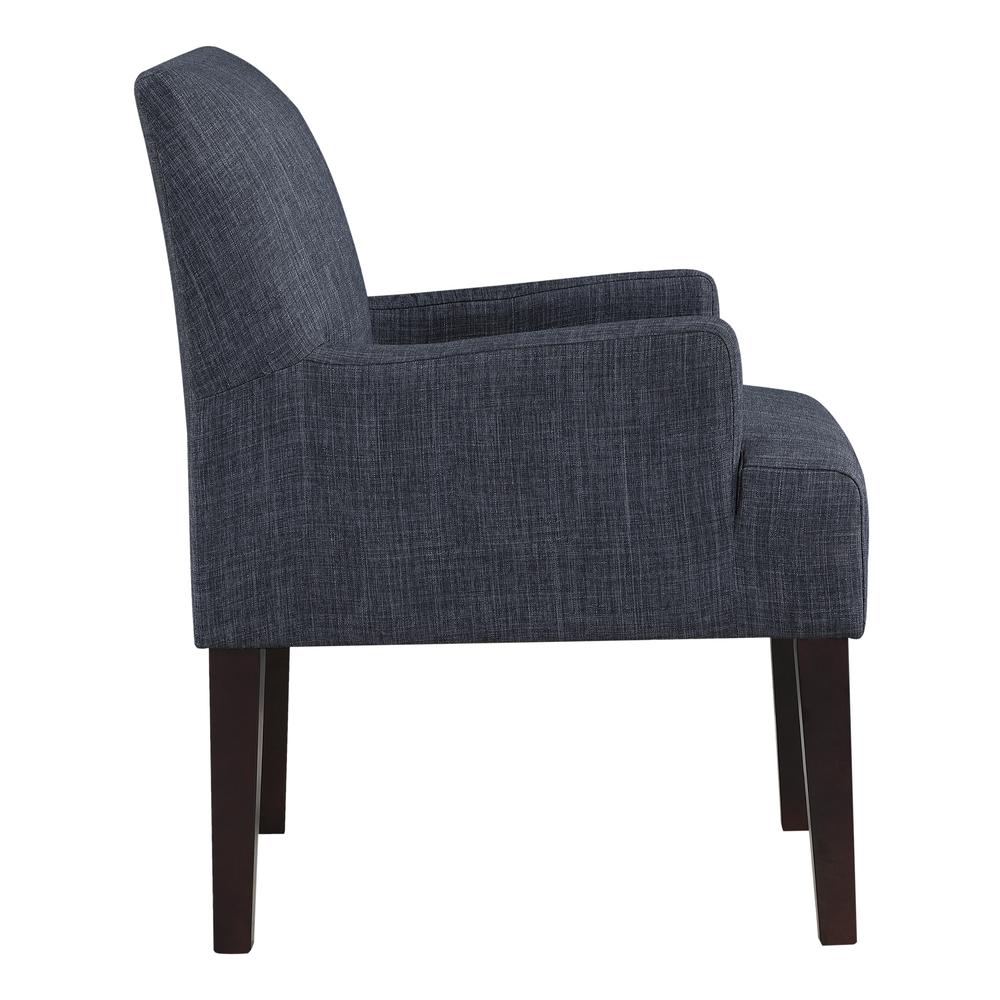 Main Street Guest Chair in Navy Fabric, MST55-M19. Picture 5