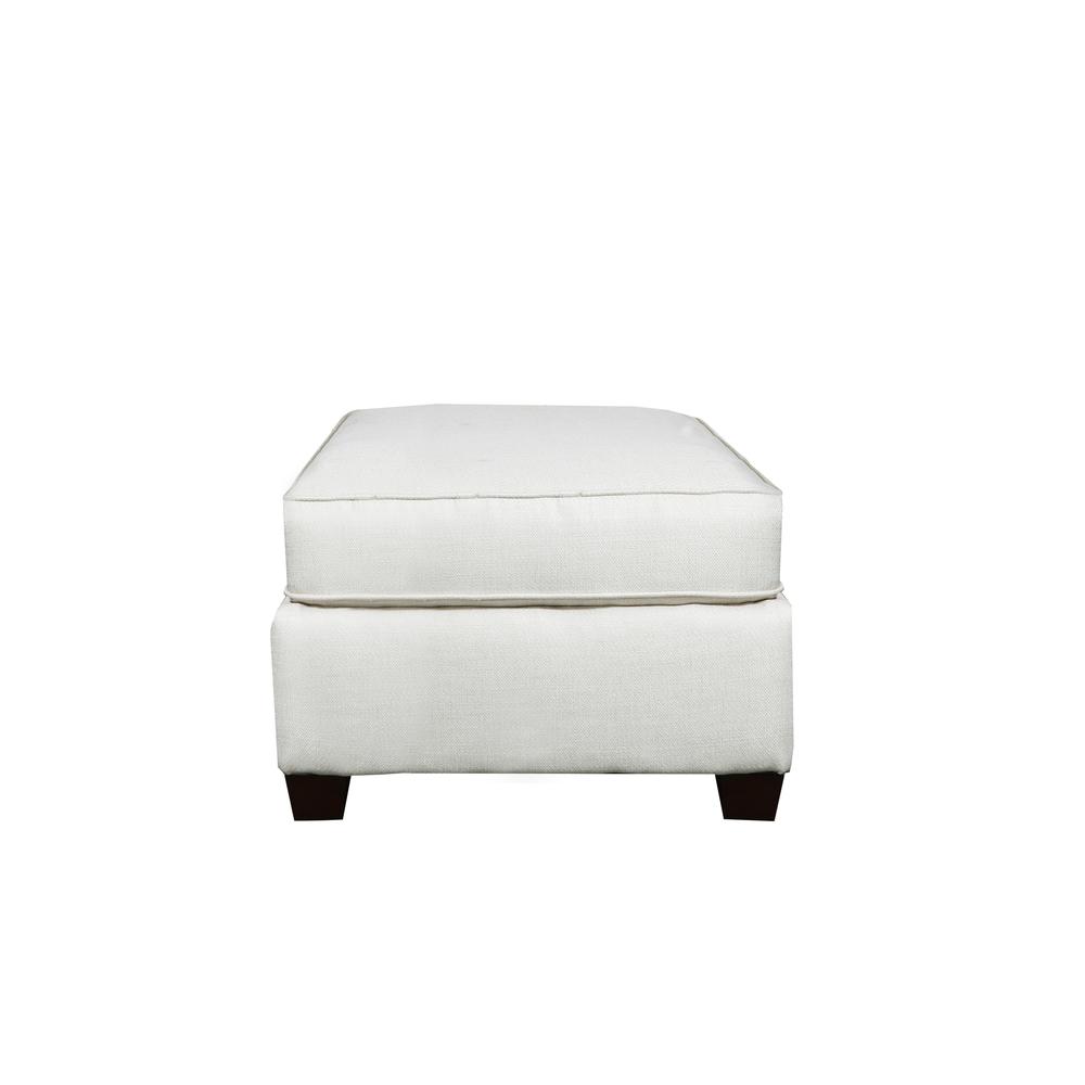 Living Room Relay Linen Ottoman. Picture 6