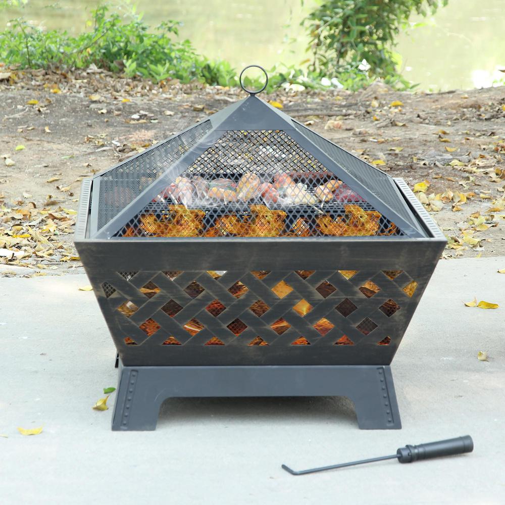 Outdoor Leisure Products Providence Fire Pit and Grill. Picture 3