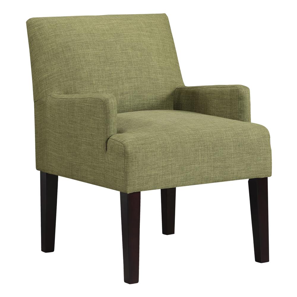 Main Street Guest Chair in Green Fabric, MST55-M17. The main picture.
