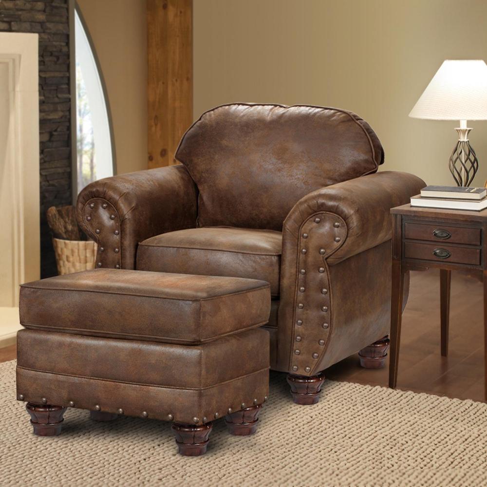 Sedona Arm Chair with Matching Ottoman. Picture 3