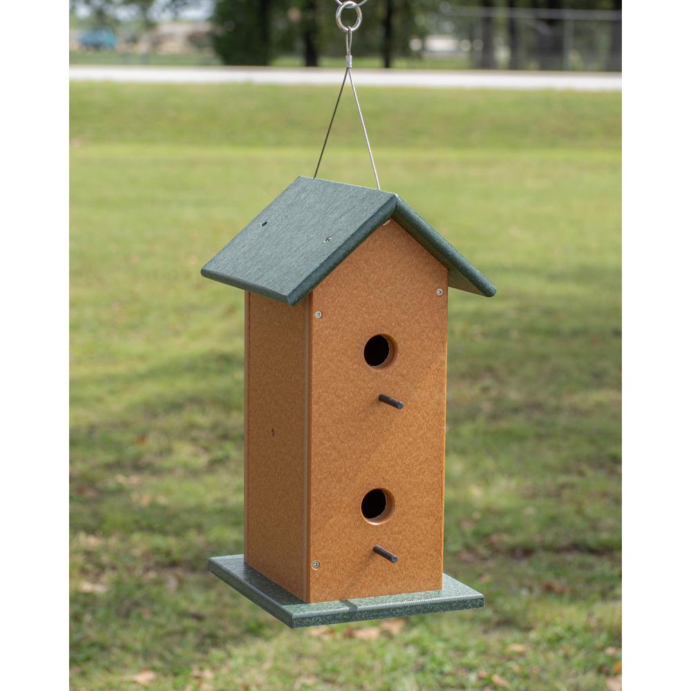 Double Bird House Made of High Density Poly Resin. Picture 7