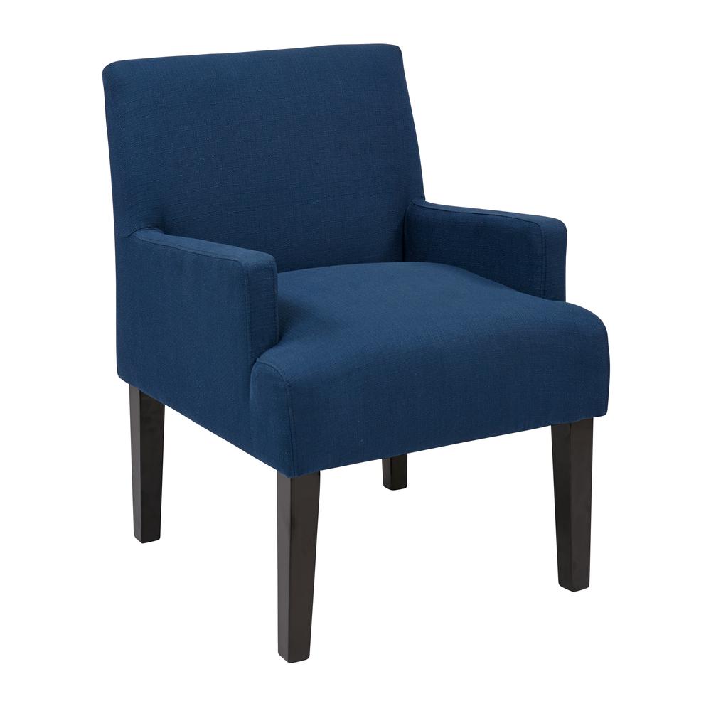 OS Home and Office Furniture Model MST55-W17 Woven Indigo Guest Chair. Picture 1