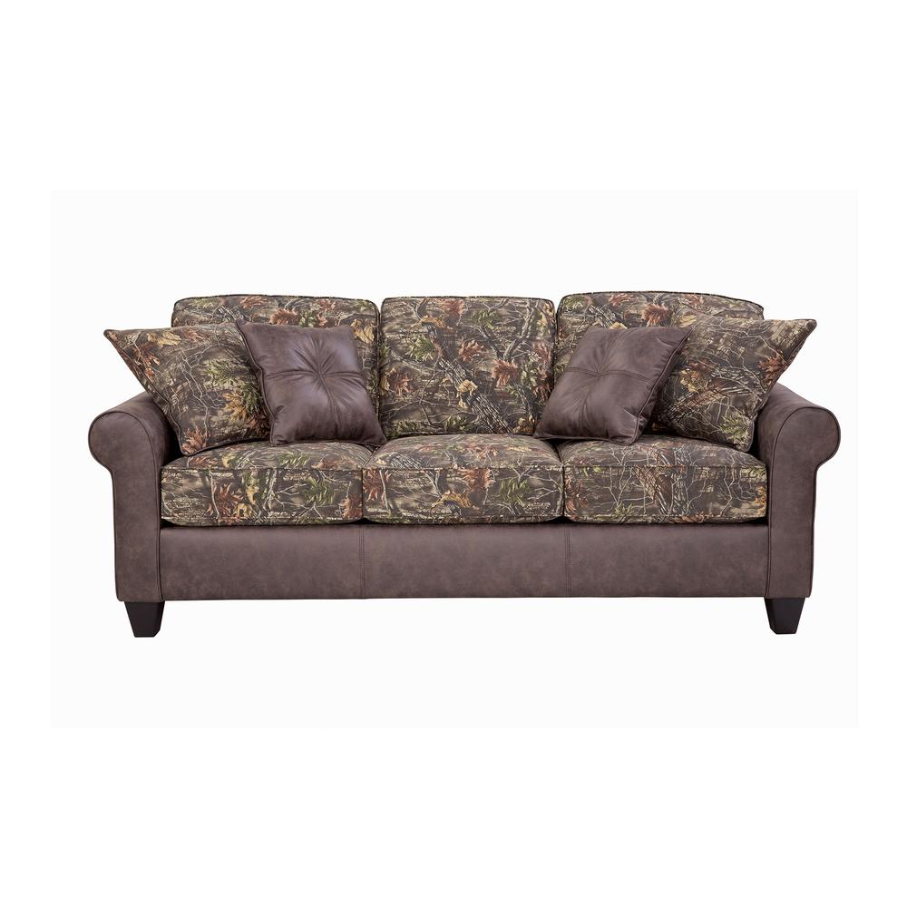 American Furniture Classics Maumelle Model 8-010-A330V14 Sofa with Four Decorative Throw Pillows. Picture 2